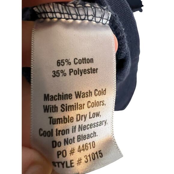 Bubba Gump Mens Hoodie Sweatshirt Pullover Grunge Blue Thrashed Grunge 2XL - Picture 7 of 8